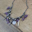 Delikatny naszyjnik z ametystu