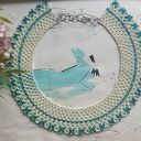 Naszyjnik Krywulka Emerald Kryształki 2684