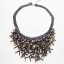Naszyjnik „Rafa koralowa” - ręcznie robiony choker z koralików szklanych