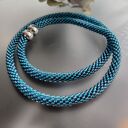 Naszyjnik Turkusowy Wężyk