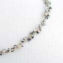 Jaspis dalmatyński Naszyjnik z zapięciem