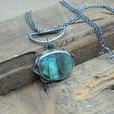 labradoryt XL - naszyjnik