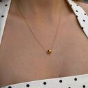 wyjątkowe naszyjnik z różowego złota z kulką