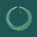 Naszyjnik z lnu mix 2