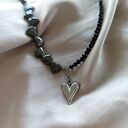 Naszyjnik ze spinelu i hematytu