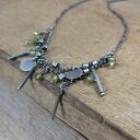 Delikatny naszyjnik z peridotu