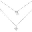 handmade srebrny naszyjnik z kwiatkiem