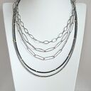choker naszyjniki alloys collection chain silver vol