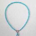 Choker z amazonitu - elegancki naszyjnik z kamieni naturalnych