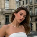 handmade naszyjniki kwiat z różowego złota