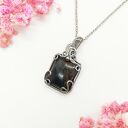 Naszyjnik Pietersyt - wisiorek ze stali chirurgicznej w technice wire wrapping