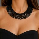 Naszyjnik Krywulka Black Lace