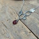 Granat z labradorytem - minimalistyczny 03