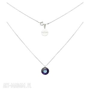 Srebrny naszyjnik sun heliotrope swarovski® elements kryształ