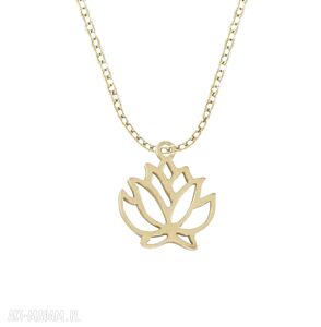 Celebrate lotus necklace celebrytka zawieszka łańcuszek naszyjnik