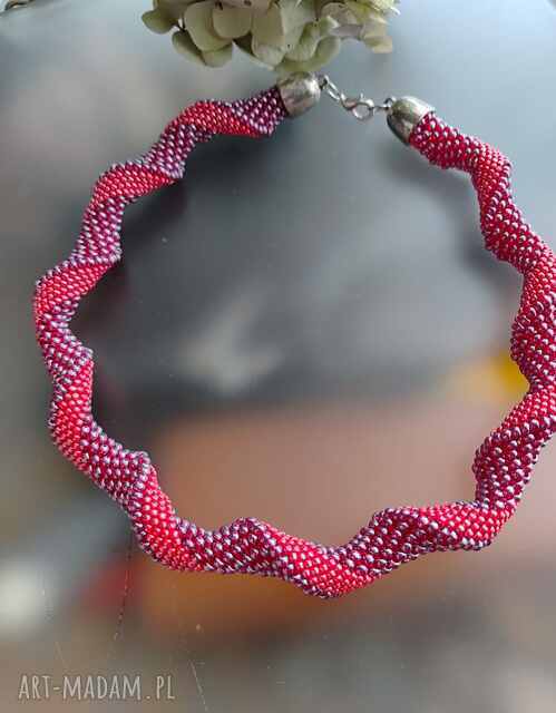 Naszyjnik Twisted Red