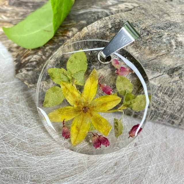 Naszyjnik z botaniczną kompozycją z2096