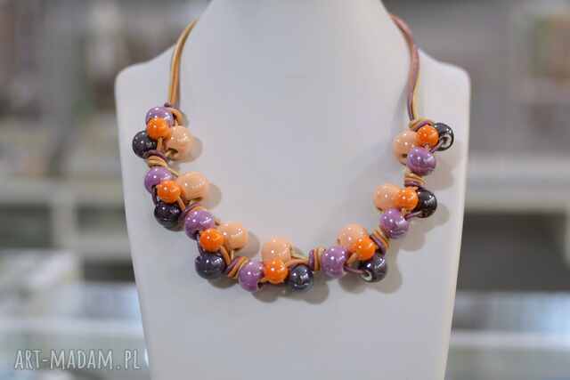 Naszyjnik feboo plum&pumpkin