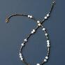 oryginalny naszyjnik ekskluzywny perły w vintage uroczy duchu efektowny