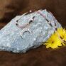 kamienie naturalne naszyjniki różowe naszyjnik z kamieni naturalnych -róg prezent dla niej