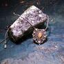amulet talizman naszyjniki płomienne serce agat opal lapidolit choker - prezent dla niej