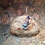 różowe kamienie półszlachetne królicza łapka amulet na szczęście labradoryt ametyst naszyjnik regulowany
