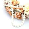 OHEVE Design naszyjniki peaches & cream handmade kolia jasny