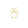 Sotho zawieszka złoty naszyjnik łańcuszkowy zdobiony w kształcie kota modny