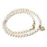 białe choker pearls /white/ vol. 6 - klasyczny naszyjnik perły naturalne