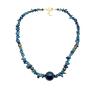 z kamieniami naszyjnik biżuteria na prezent lapis lazuli