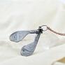 pracownia miedzi naszyjniki: Nosek klonu - wisiorek botaniczny na łańcuszku - biżuteria naszyjnik