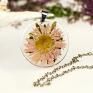 naszyjnik - kwiatem biżuteria z żywicy prezent do 50zł