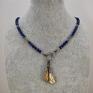 złote piryt lapis lazuli z pirytem - kobiecy