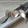 srebro oksydowane naszyjniki otulone naszyjnik z sekretnikiem serce ze skrzydłami