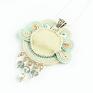 naszyjnik soutache pastel mint sutasz subtelny