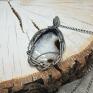 wire wrappe naszyjniki kryształowa druza agatu s156