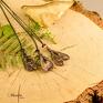 brązowe ash tree seed - naszyjnik z prawdziwymi nasionami elektro formowanie