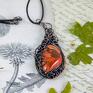 Pracownia Miedzi: Autumn - naszyjnik z zwisiorem - jaspis wisior pociechajewelry