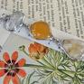 Długi naszyjnik chwost wisiorek: cytryn karneol kryształ - pomysł