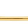 Złoty łańcuszkowy zdobiony delikatną rureczką i zawieszką z logo marki. Naszyjnik