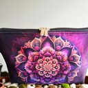 Listonoszka nerka wodoodporna MANDALA FIOLET
