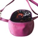 Duża nerka skórzana damska U'POLKA, skóra naturalna