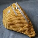 żółta welurowa nerka XXL