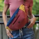 kolorowa welurowa nerka XXL