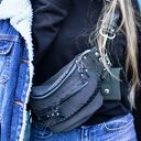 Oryginalna nerka skorzana. Piekna mala torebka