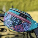 Nerka Azulejo / Portugalskie Kafelki / turkusowa miniportfelik gratis