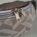Ręcznie szyty zestaw: nerka boho i mini kosmetyczka na zamek