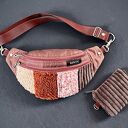 Nerka torebka MOCCO patchwork, rozmiar M - miniportfel gratis