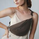 Nerka XL skóra naturalna w kolorze taupe