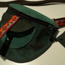 Skórzana NERKA Odcienie Zieleni AZTECKA 3